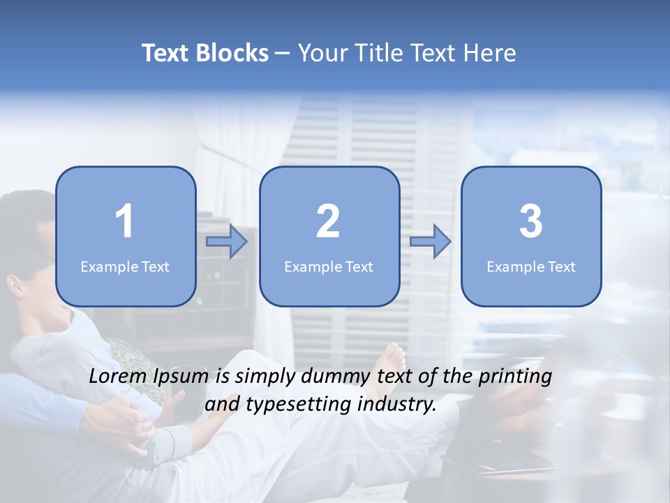 Multiracial Home Girl PowerPoint Template