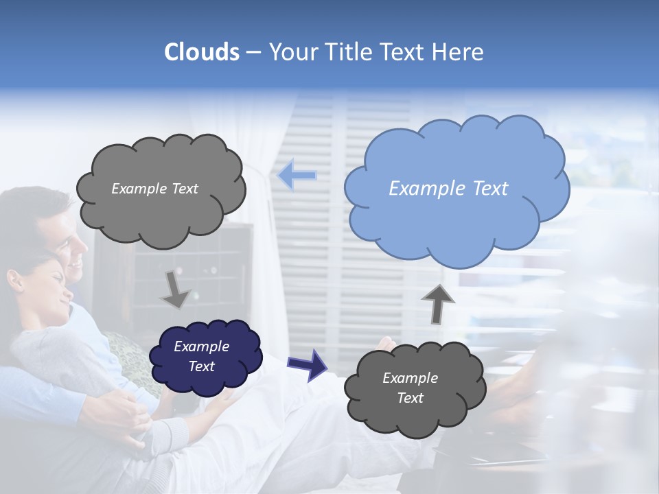 Multiracial Home Girl PowerPoint Template