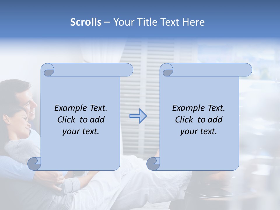 Multiracial Home Girl PowerPoint Template