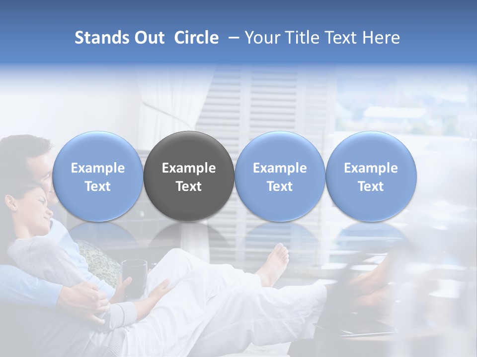 Multiracial Home Girl PowerPoint Template