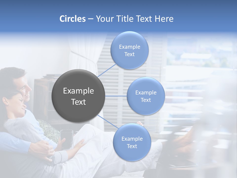 Multiracial Home Girl PowerPoint Template