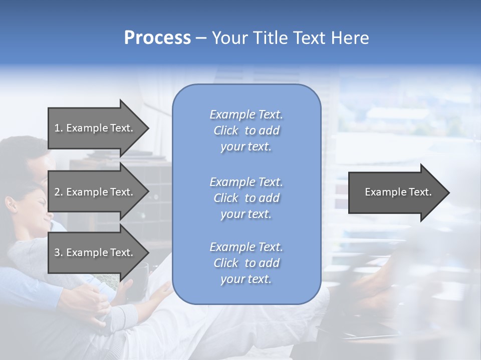Multiracial Home Girl PowerPoint Template