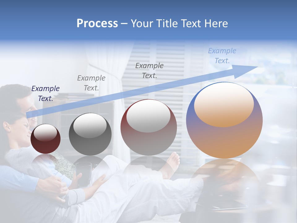 Multiracial Home Girl PowerPoint Template