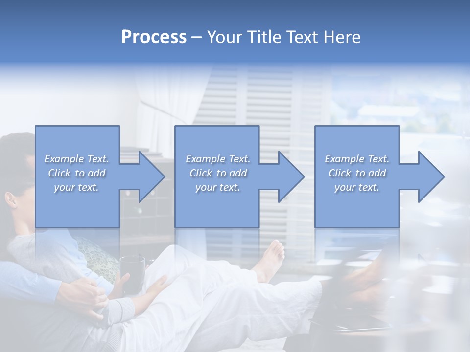 Multiracial Home Girl PowerPoint Template