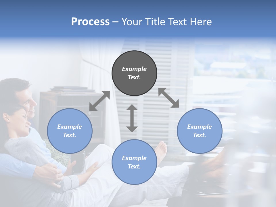 Multiracial Home Girl PowerPoint Template