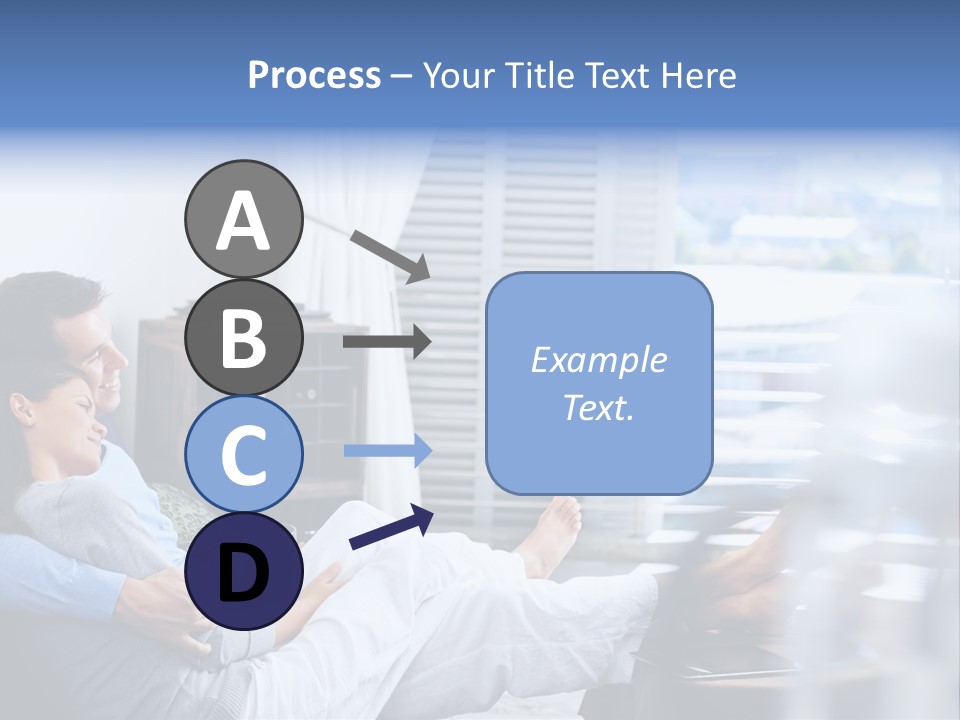 Multiracial Home Girl PowerPoint Template