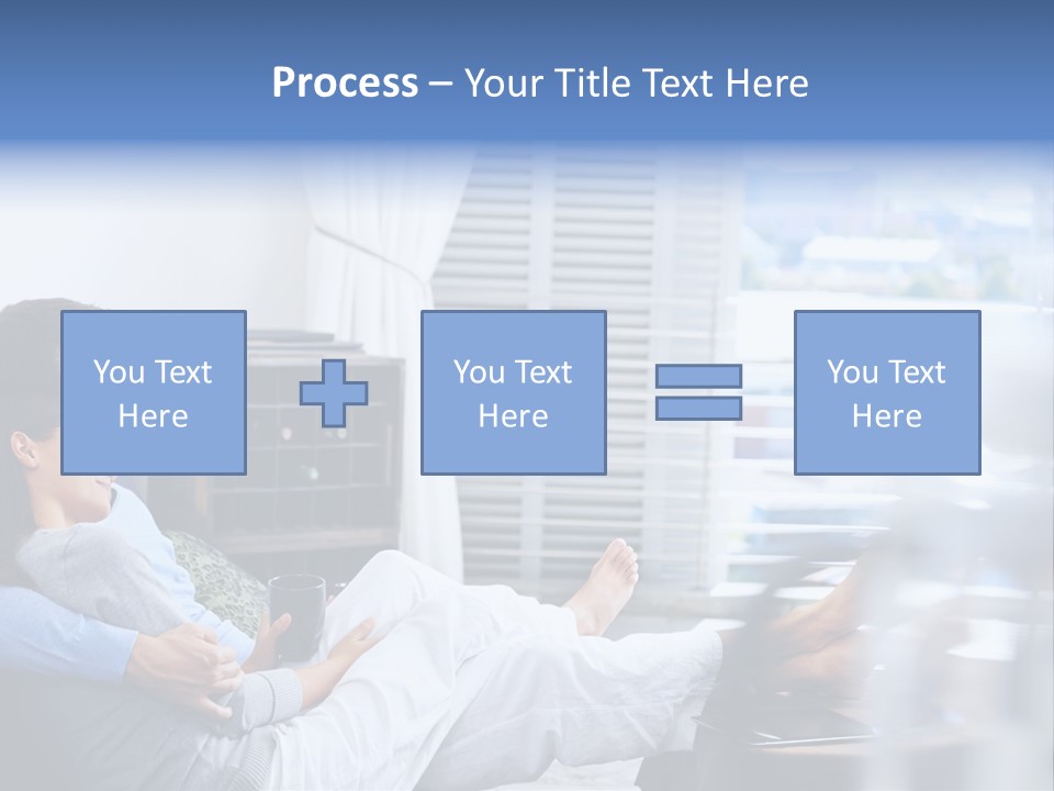 Multiracial Home Girl PowerPoint Template