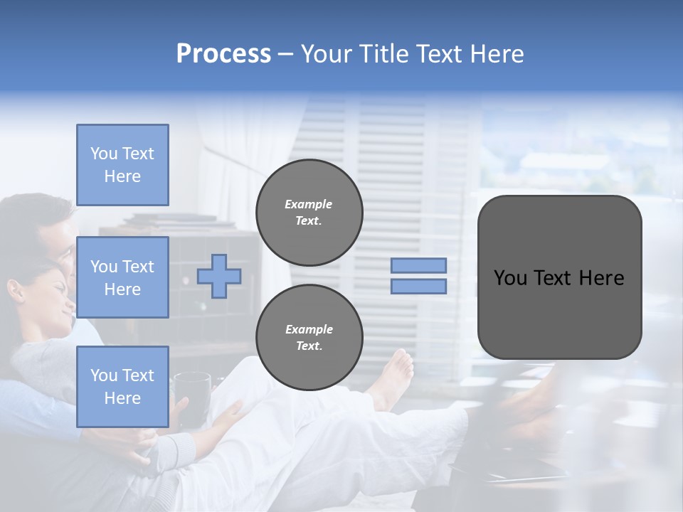 Multiracial Home Girl PowerPoint Template