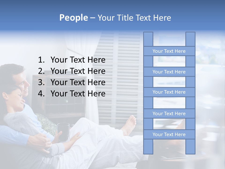 Multiracial Home Girl PowerPoint Template