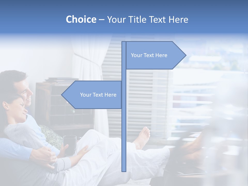 Multiracial Home Girl PowerPoint Template