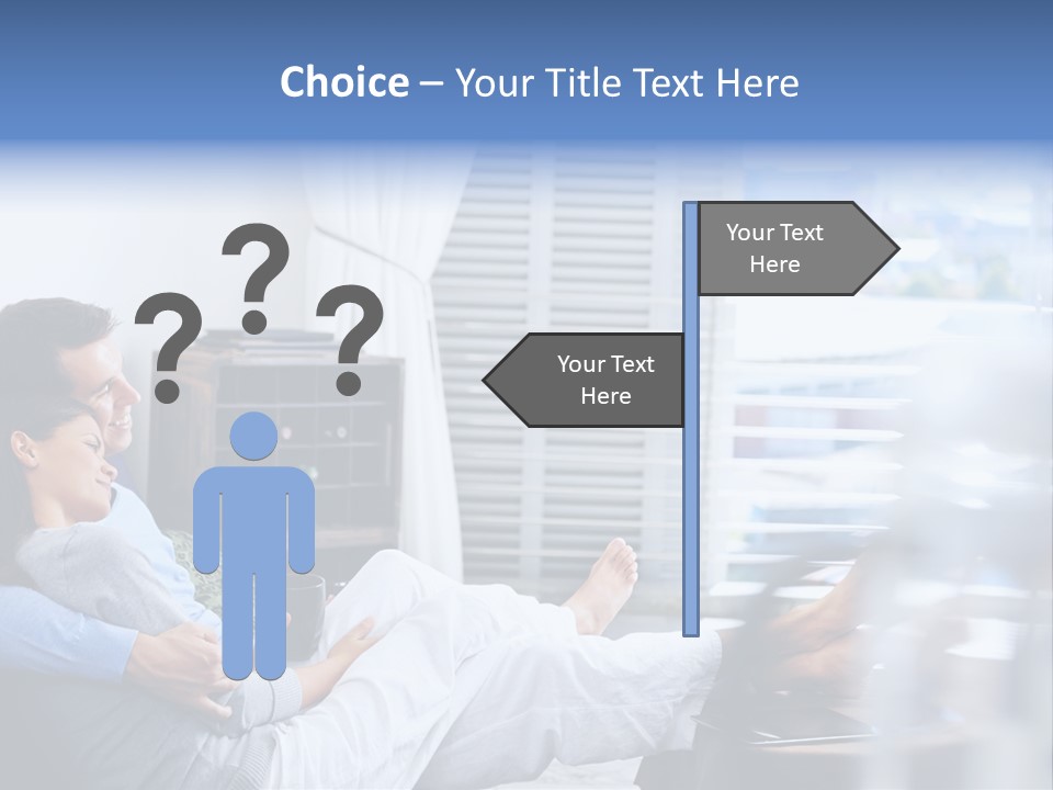 Multiracial Home Girl PowerPoint Template