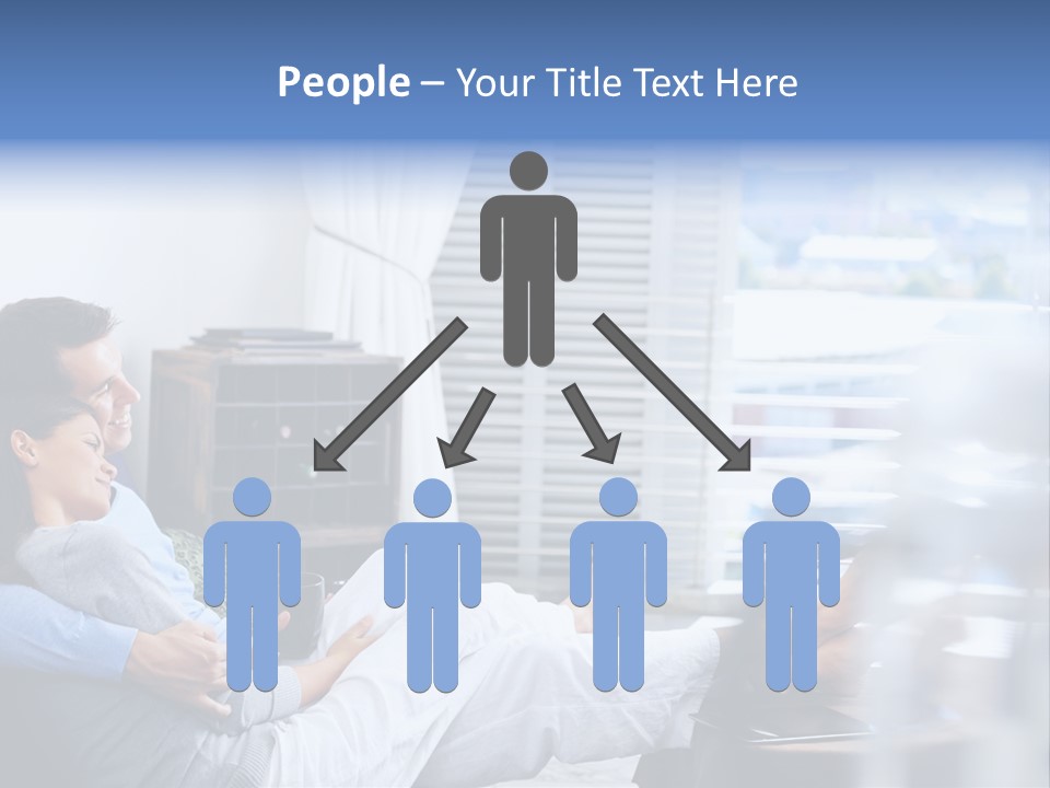 Multiracial Home Girl PowerPoint Template