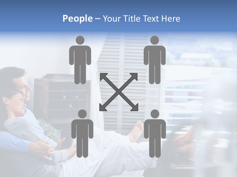 Multiracial Home Girl PowerPoint Template