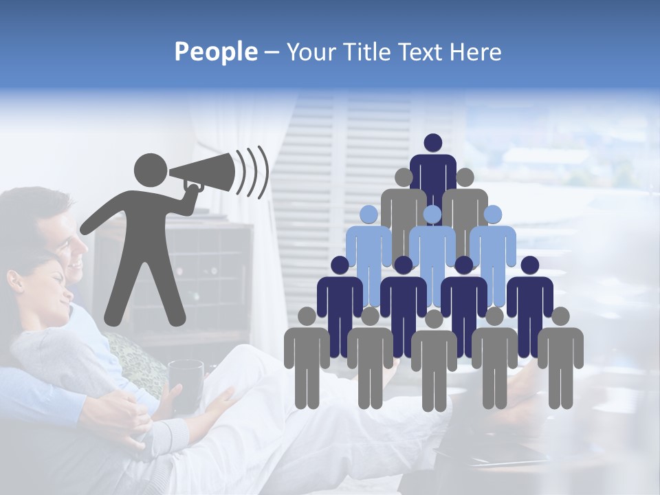 Multiracial Home Girl PowerPoint Template