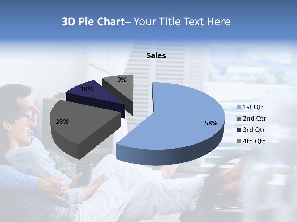Multiracial Home Girl PowerPoint Template