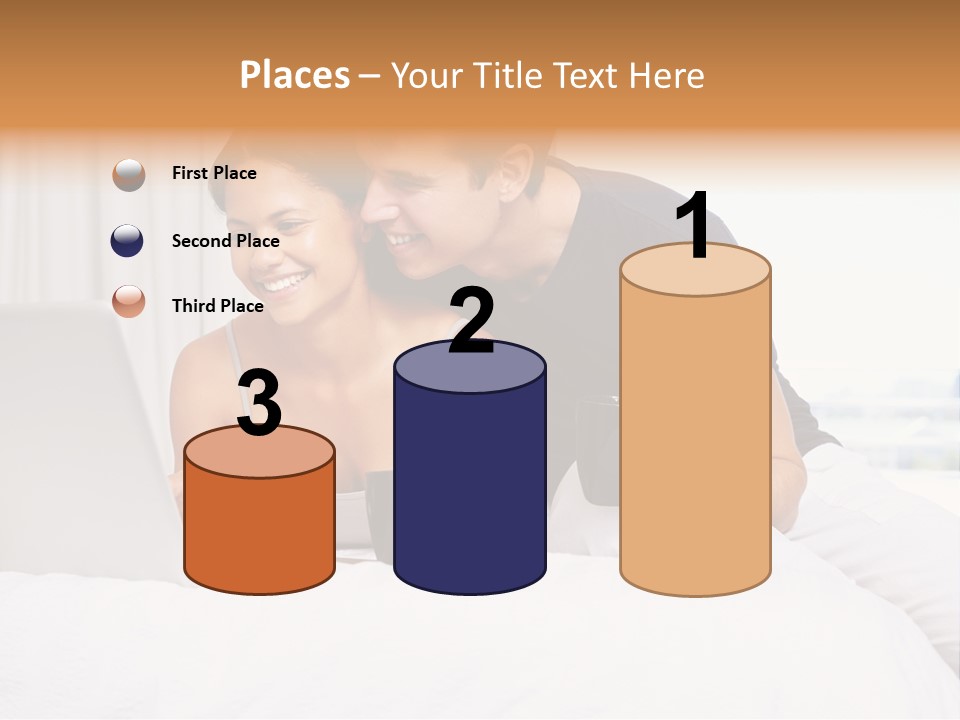 Coffee Smile Holding PowerPoint Template