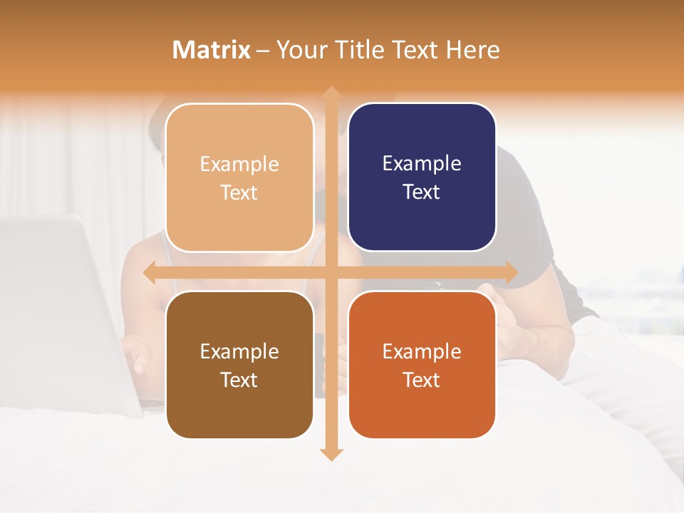 Coffee Smile Holding PowerPoint Template