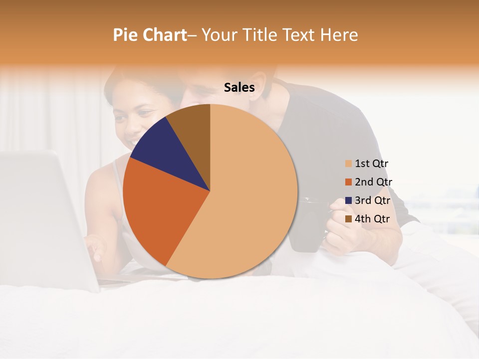 Coffee Smile Holding PowerPoint Template