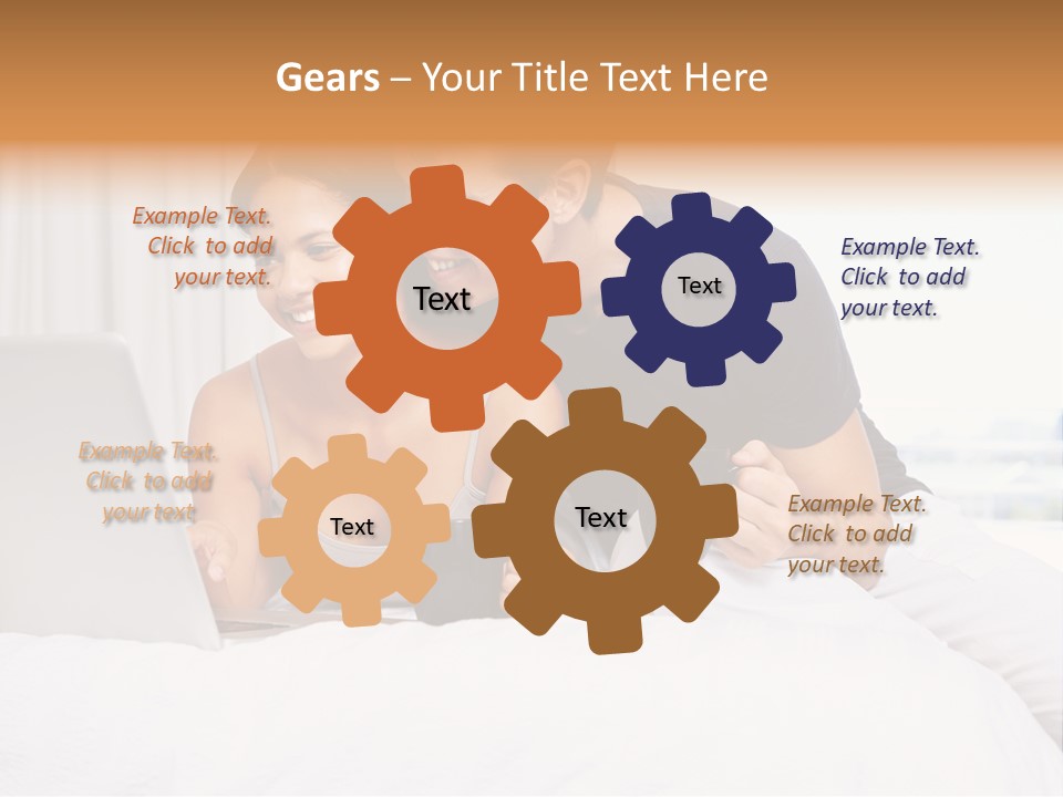 Coffee Smile Holding PowerPoint Template