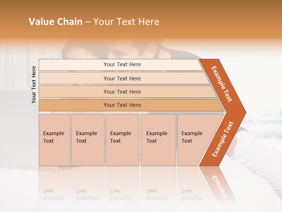 Coffee Smile Holding PowerPoint Template