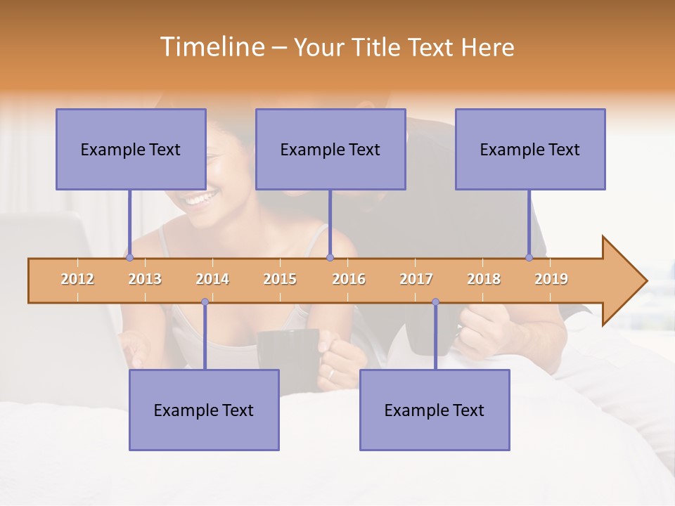 Coffee Smile Holding PowerPoint Template