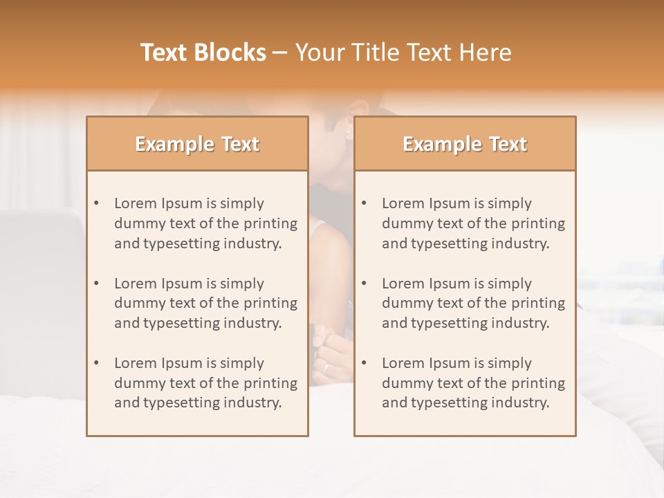 Coffee Smile Holding PowerPoint Template