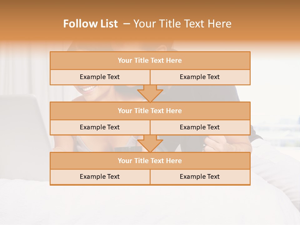 Coffee Smile Holding PowerPoint Template