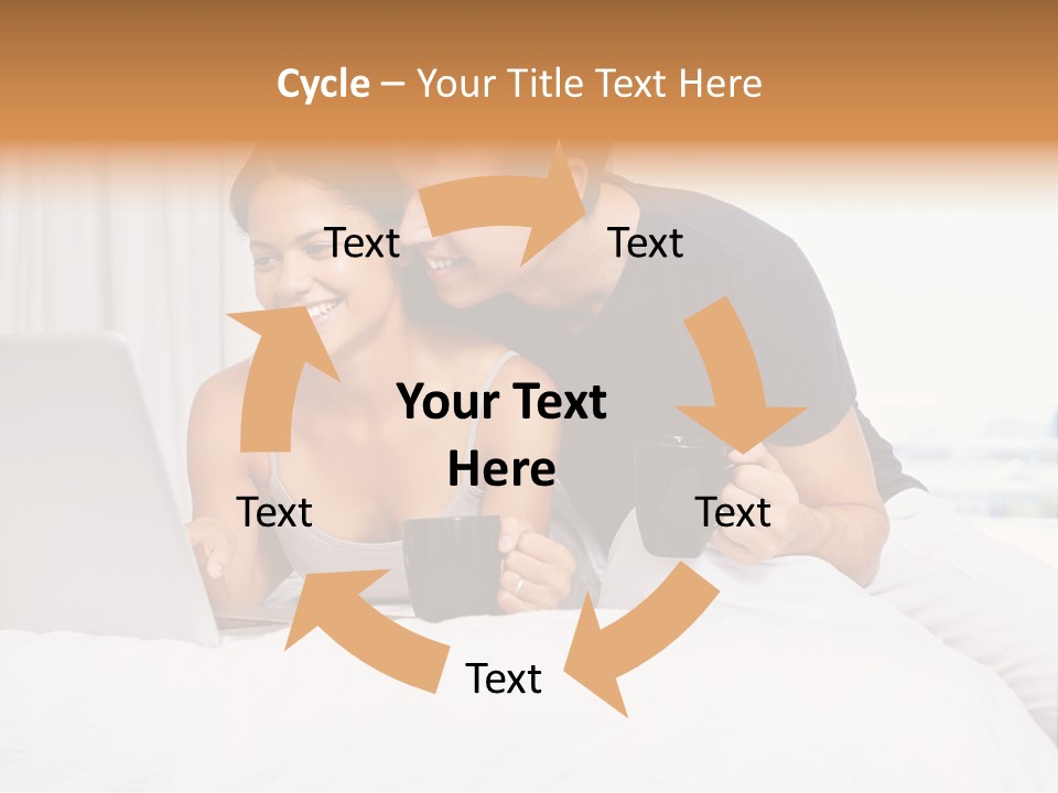 Coffee Smile Holding PowerPoint Template