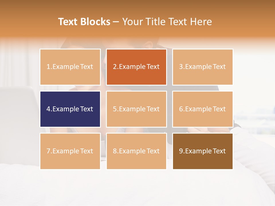 Coffee Smile Holding PowerPoint Template