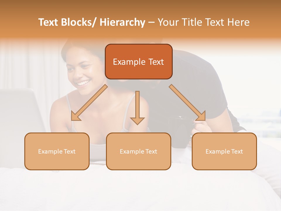 Coffee Smile Holding PowerPoint Template
