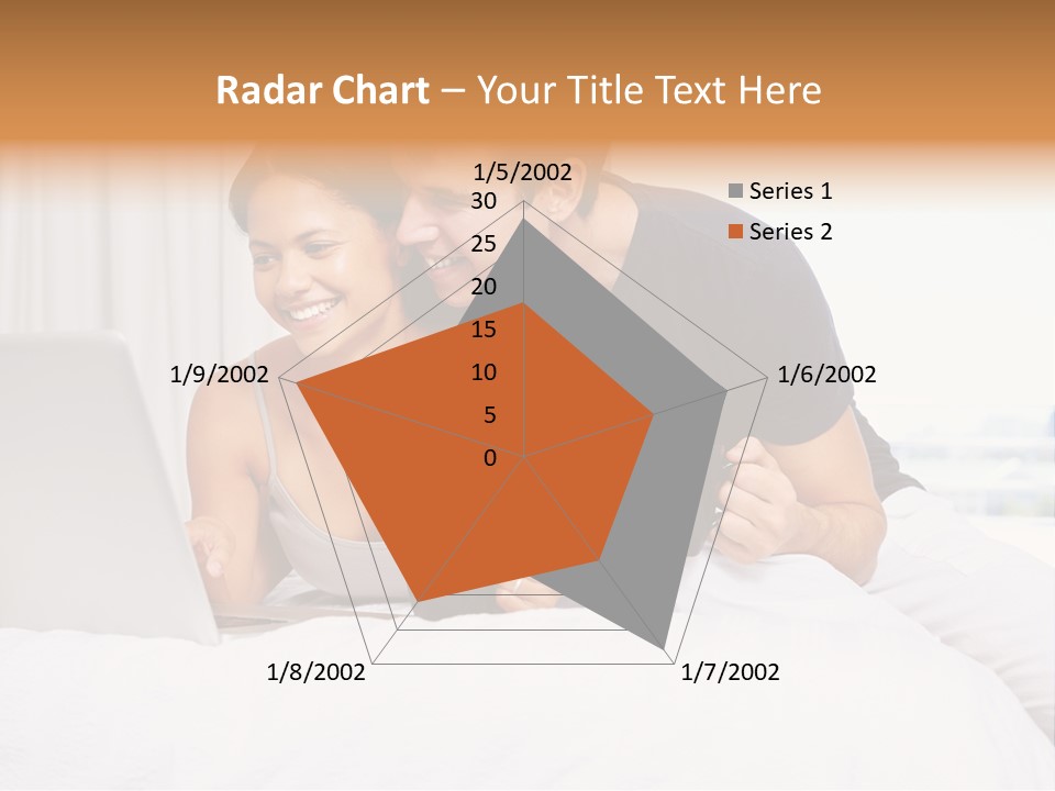 Coffee Smile Holding PowerPoint Template
