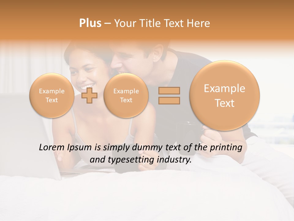 Coffee Smile Holding PowerPoint Template