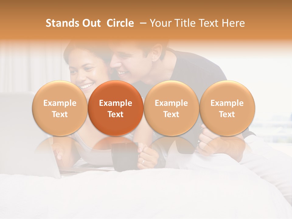 Coffee Smile Holding PowerPoint Template