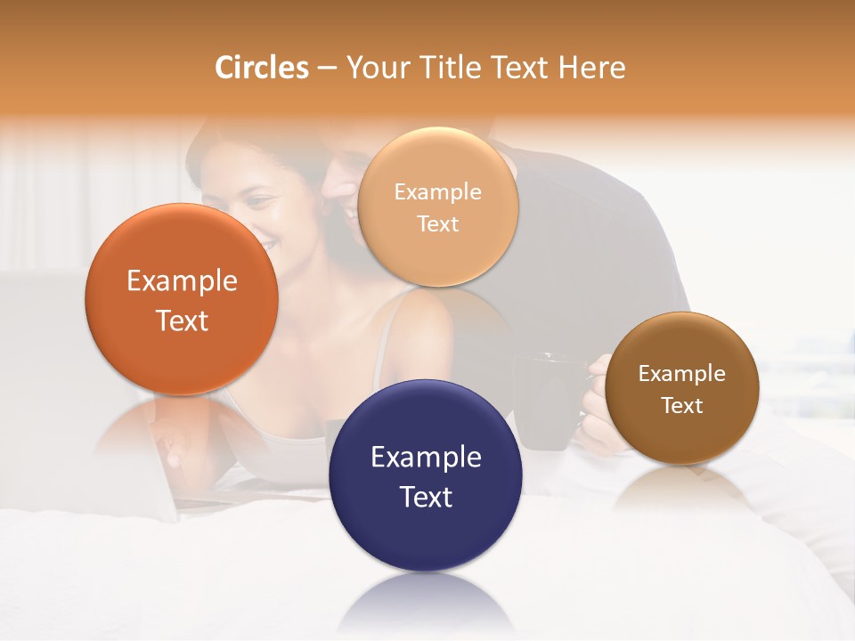 Coffee Smile Holding PowerPoint Template