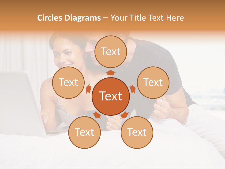 Coffee Smile Holding PowerPoint Template