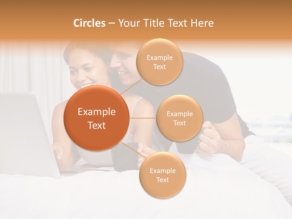 Coffee Smile Holding PowerPoint Template