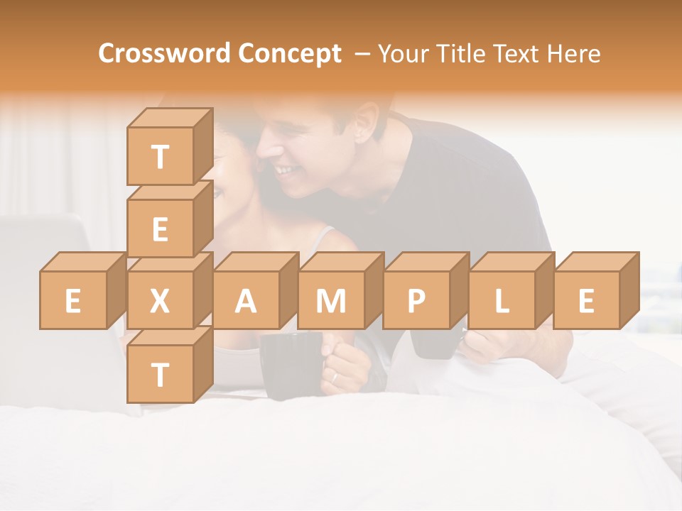 Coffee Smile Holding PowerPoint Template