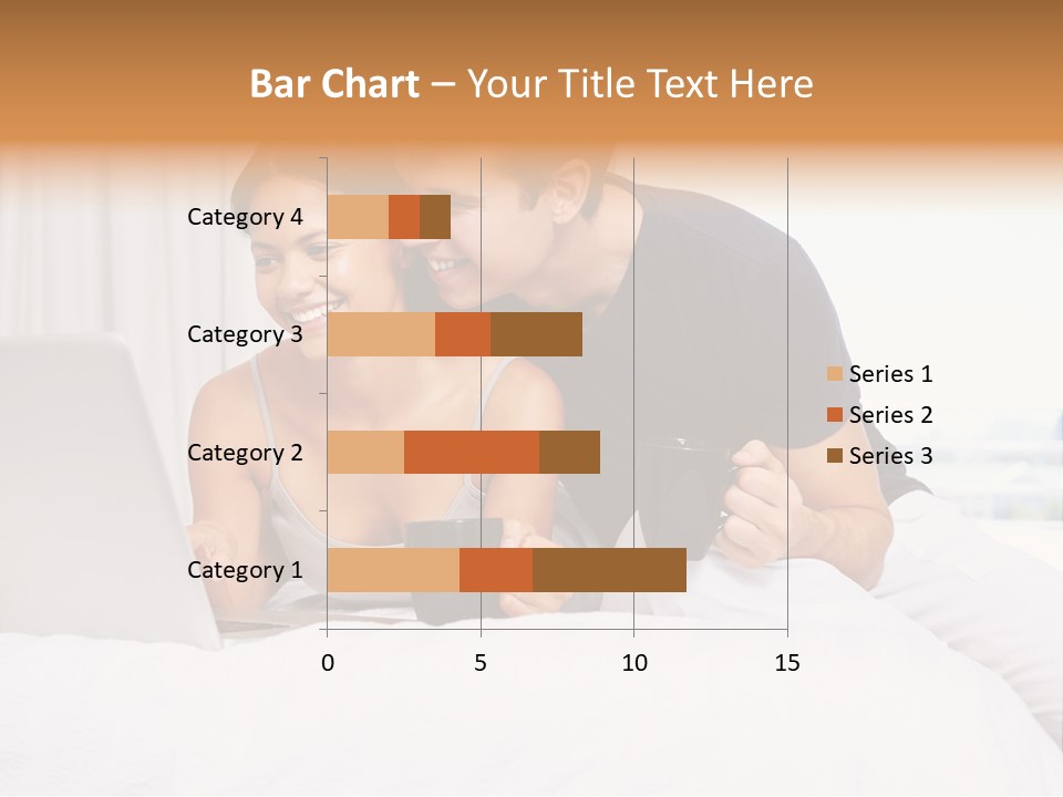 Coffee Smile Holding PowerPoint Template