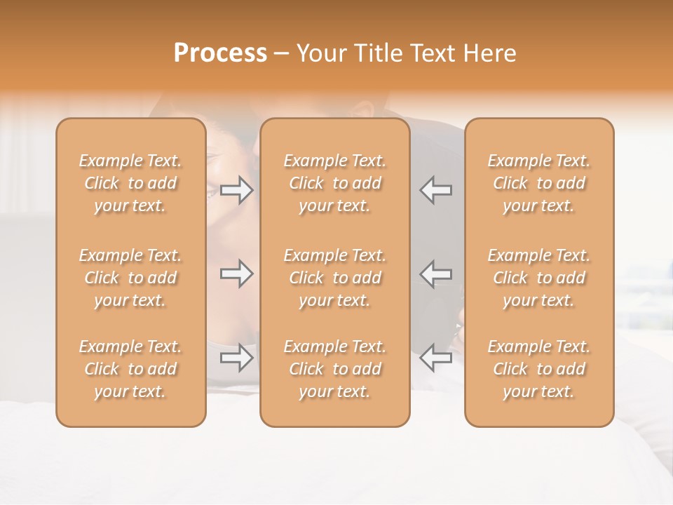 Coffee Smile Holding PowerPoint Template