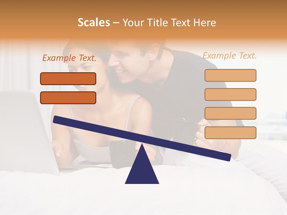 Coffee Smile Holding PowerPoint Template