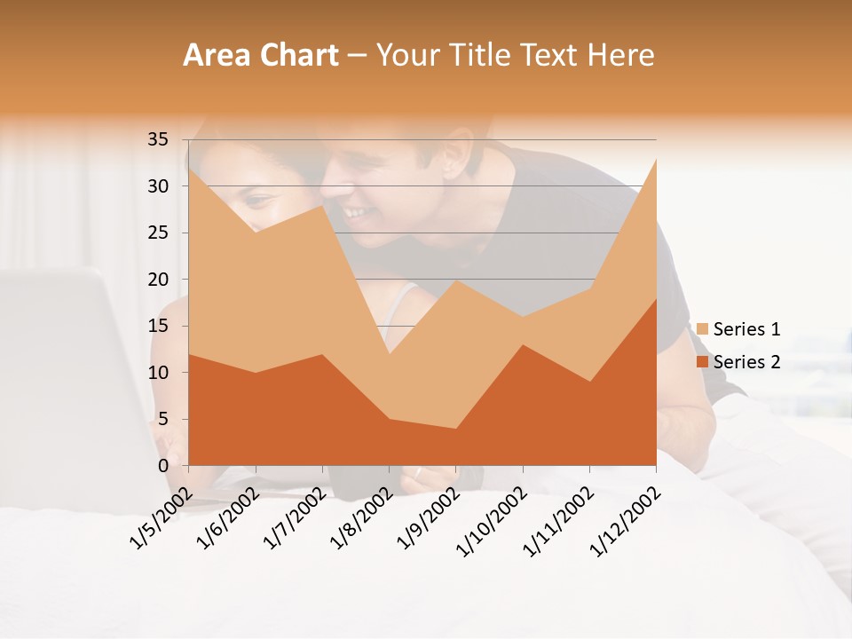 Coffee Smile Holding PowerPoint Template