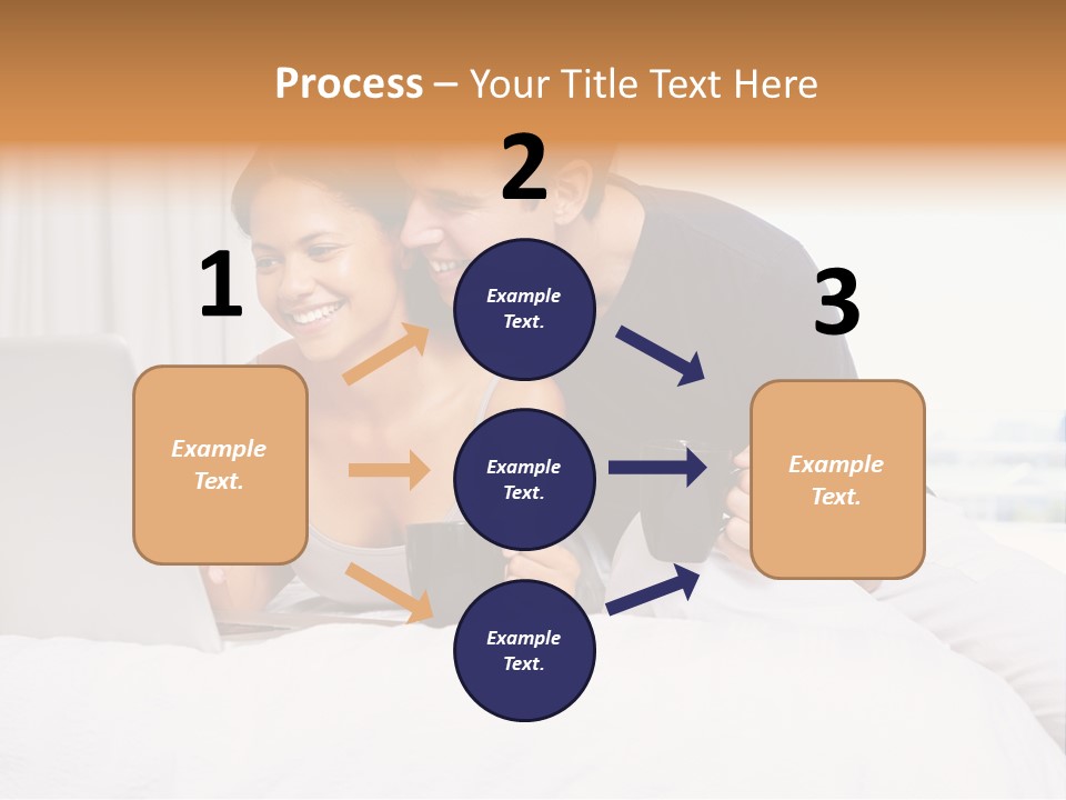 Coffee Smile Holding PowerPoint Template