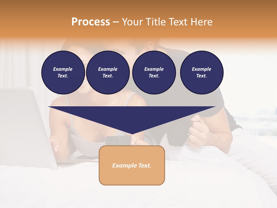 Coffee Smile Holding PowerPoint Template