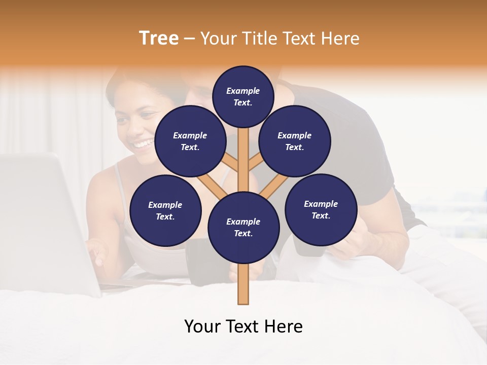 Coffee Smile Holding PowerPoint Template