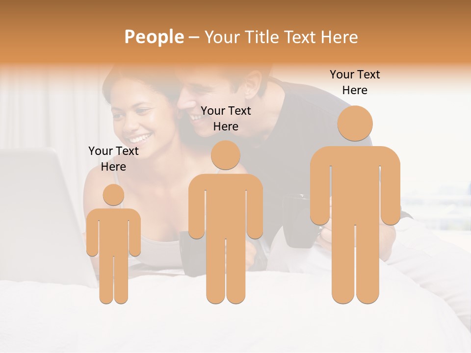 Coffee Smile Holding PowerPoint Template