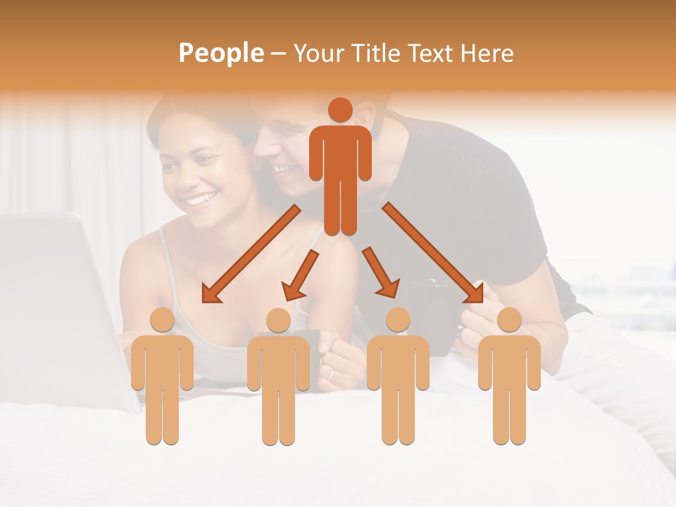 Coffee Smile Holding PowerPoint Template