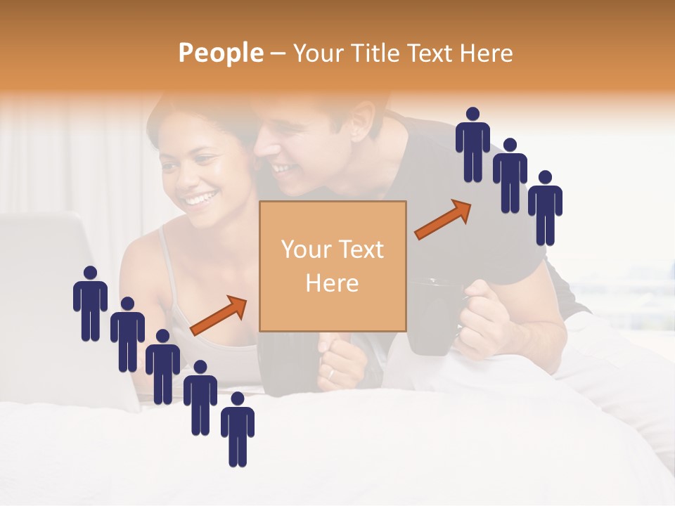 Coffee Smile Holding PowerPoint Template