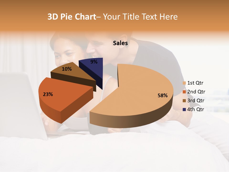 Coffee Smile Holding PowerPoint Template