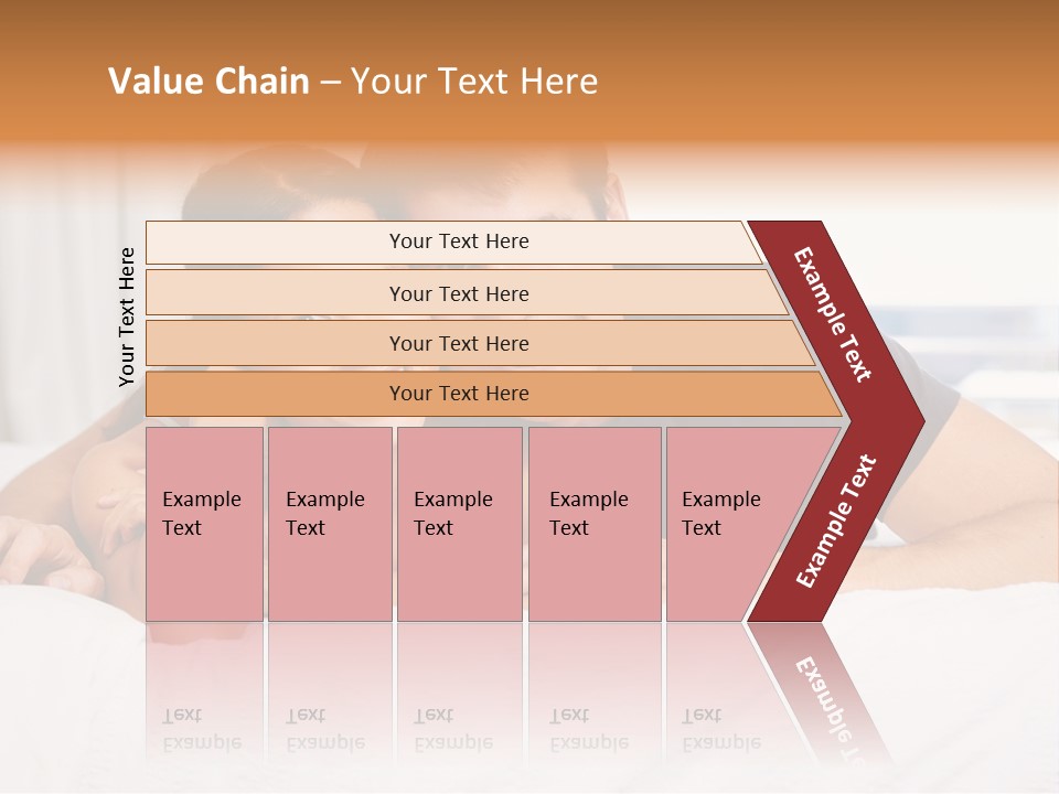 Cute Couple Looking PowerPoint Template