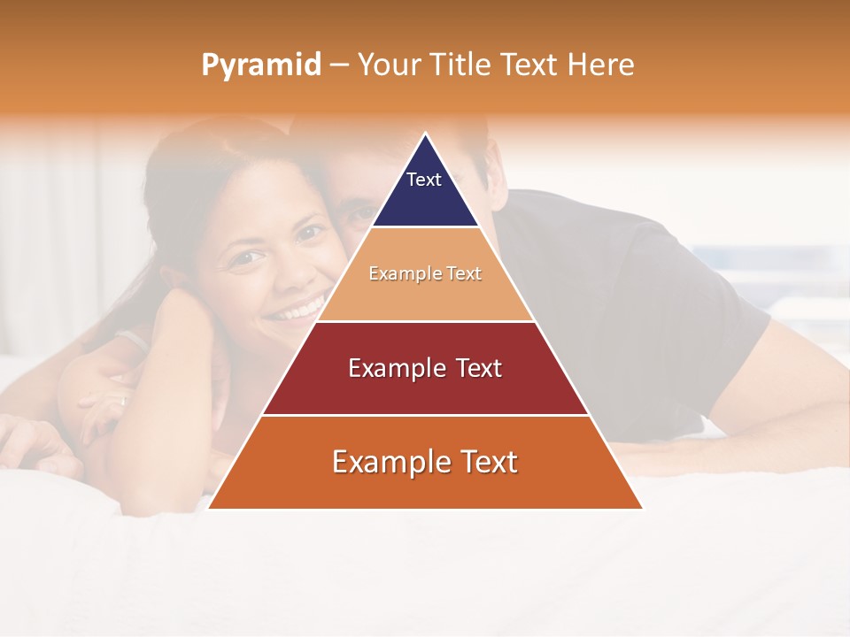 Cute Couple Looking PowerPoint Template